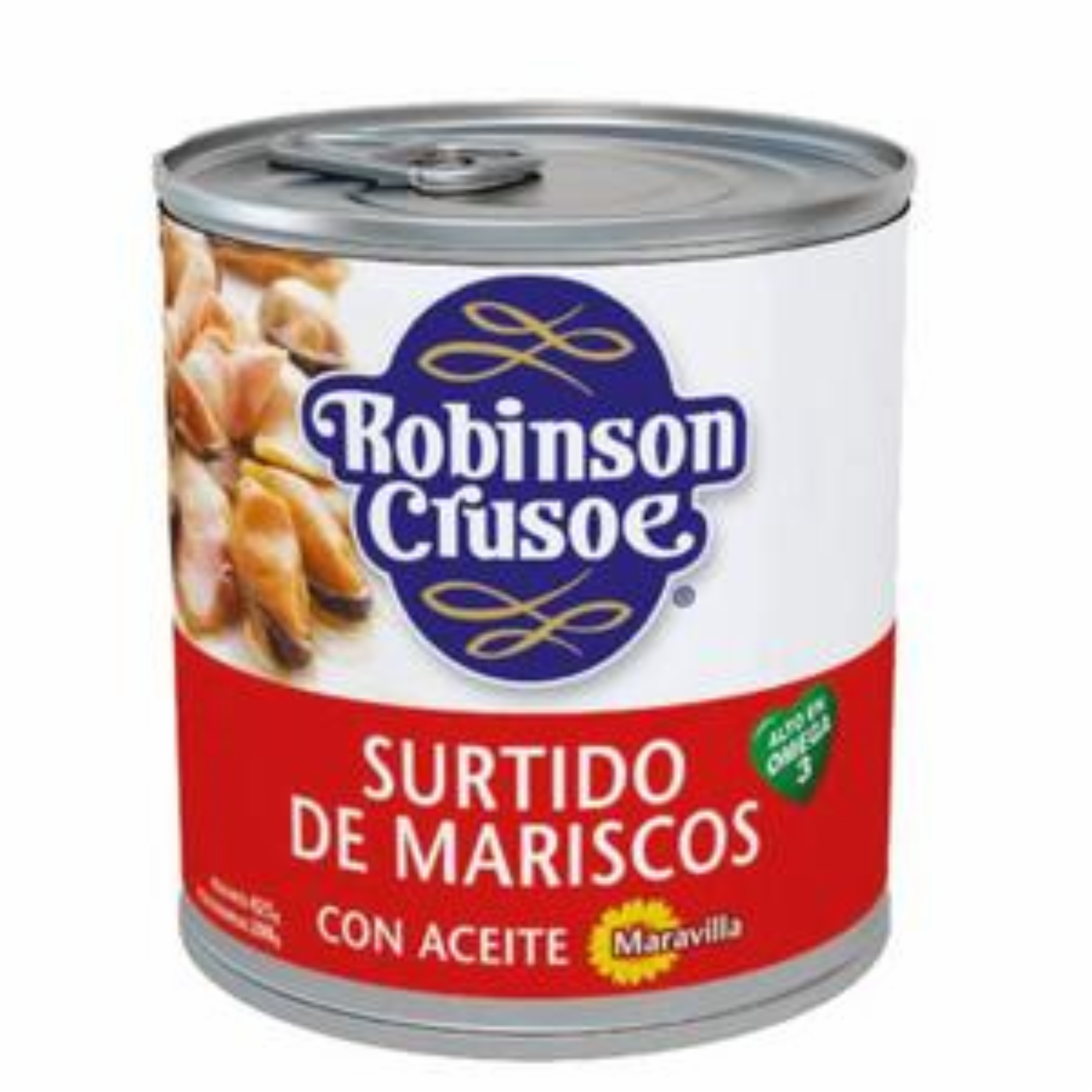 Surtido Mariscos Con Aceite ROBINSON CRUSOE 425 G