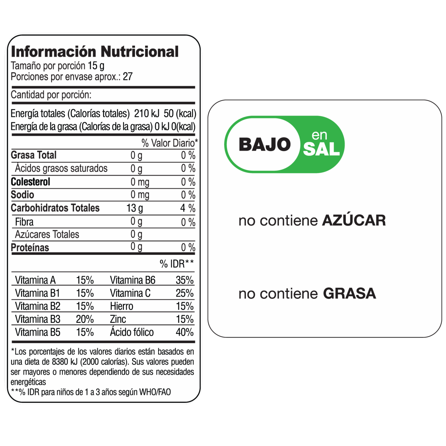 Colada Sabor Manzana TAPIOKITA 400 G